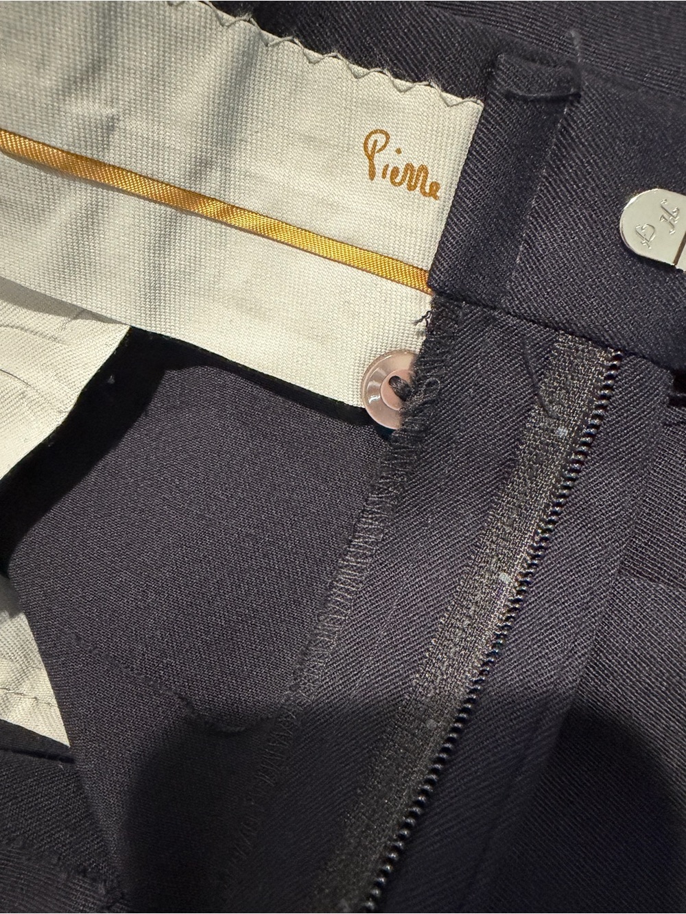Pierre Cardin Men's Dark Navy Two-Piece Suit - Picture 9 of 16